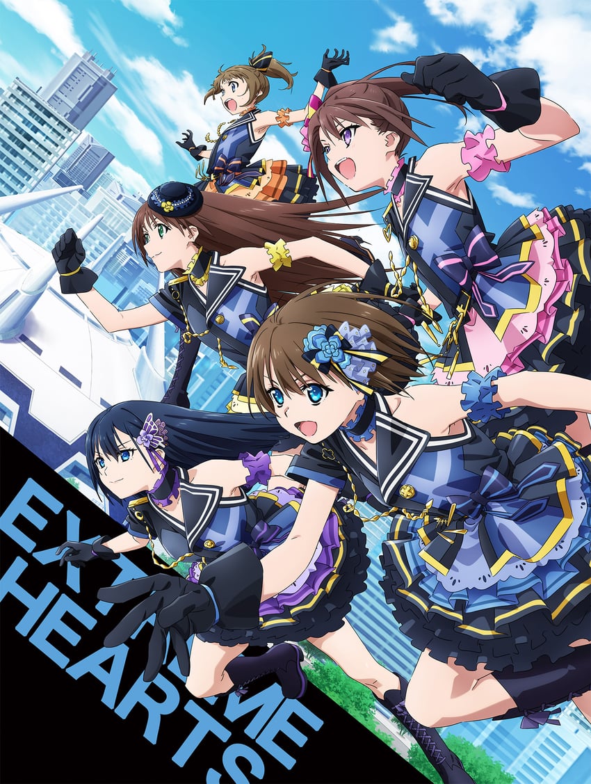 hayama hiyori, kodaka saki, tachibana yukino, kohinata lise, and maehara sumika (extreme hearts) drawn by arakaki_issei