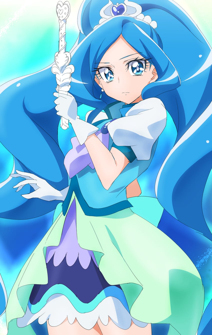 sawaizumi chiyu, cure fontaine, and pegitan (precure and 1 more) drawn by oimanji
