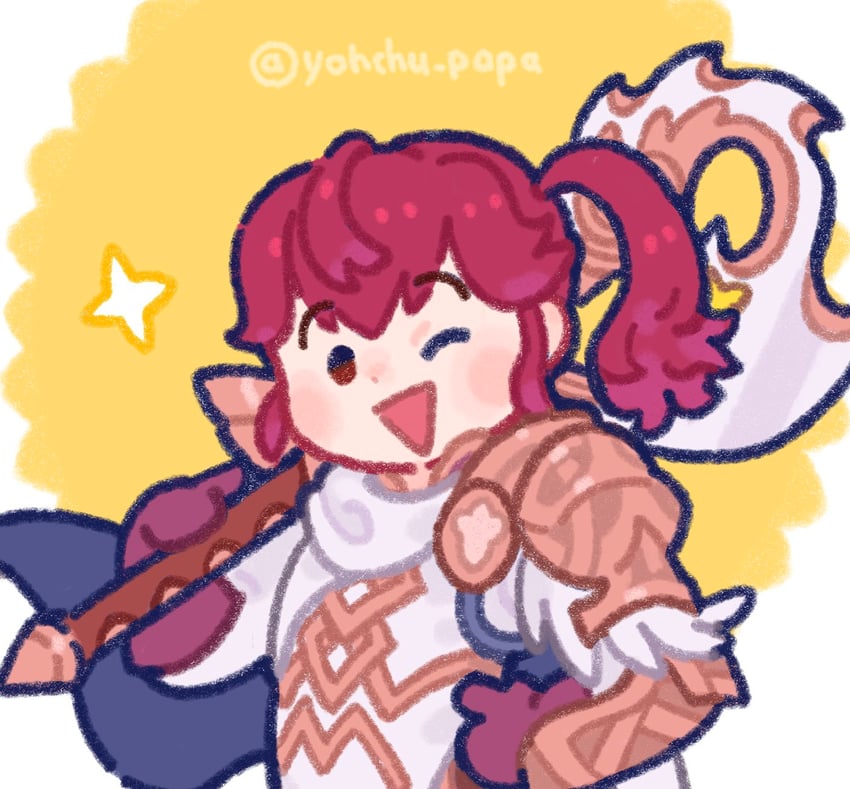 anna (fire emblem and 1 more) drawn by mushi_rags
