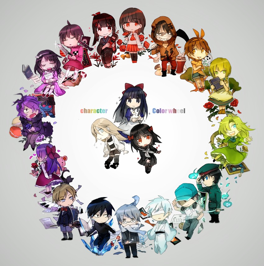 madotsuki, ib, mary, garry, rachel gardner, and 12 more (yume nikki and 11 more) drawn by newo_(shinra-p)