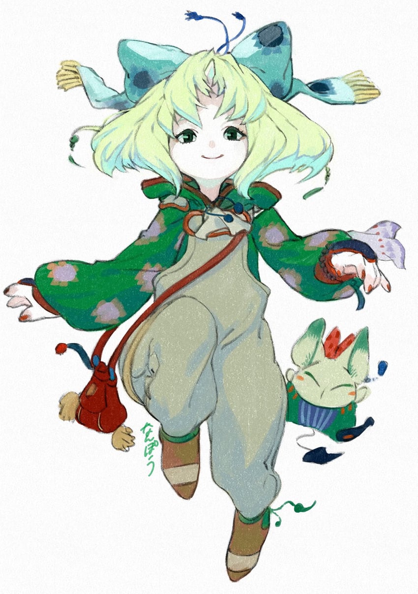 moogle and eiko carol (final fantasy and 1 more) drawn by nanpou_(nanpou0021)