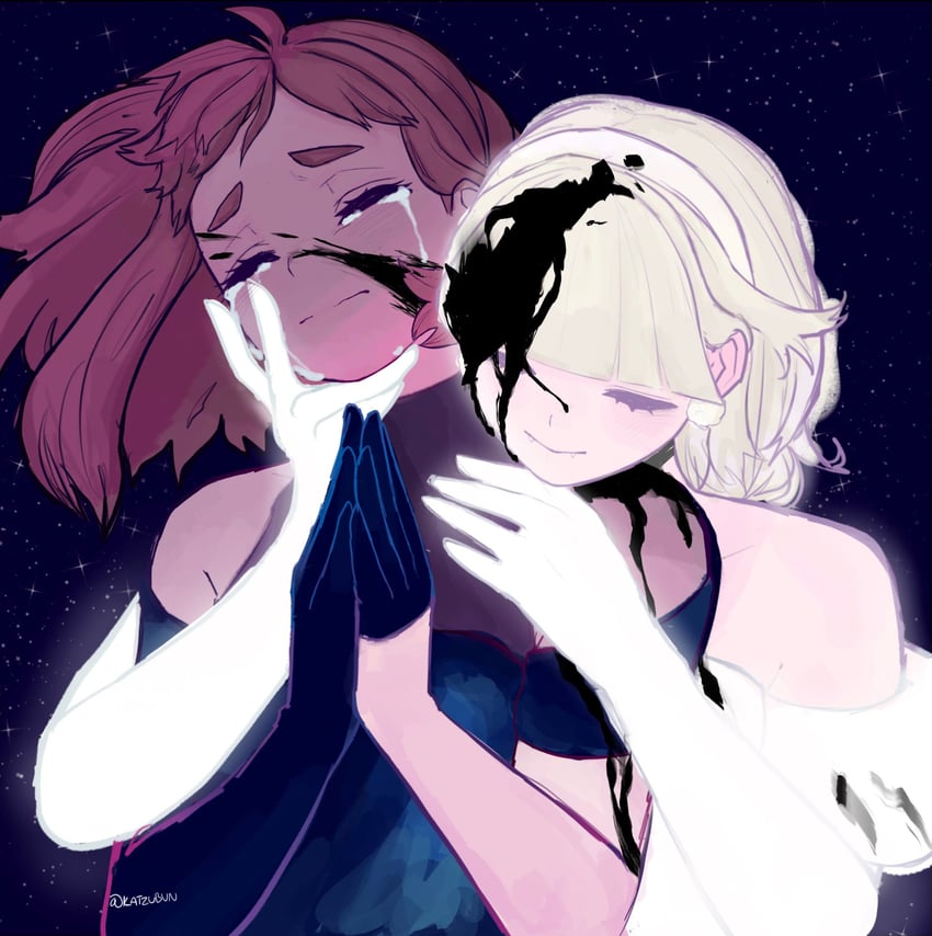 uraraka ochaco, toga himiko, sua, and mizi (boku no hero academia and 1 more) drawn by katzubun