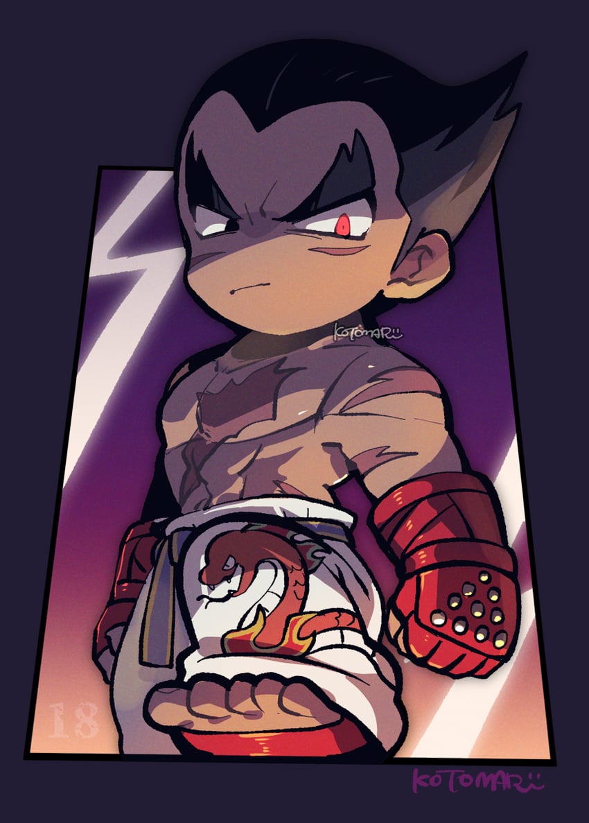 mishima kazuya (tekken) drawn by kotorai