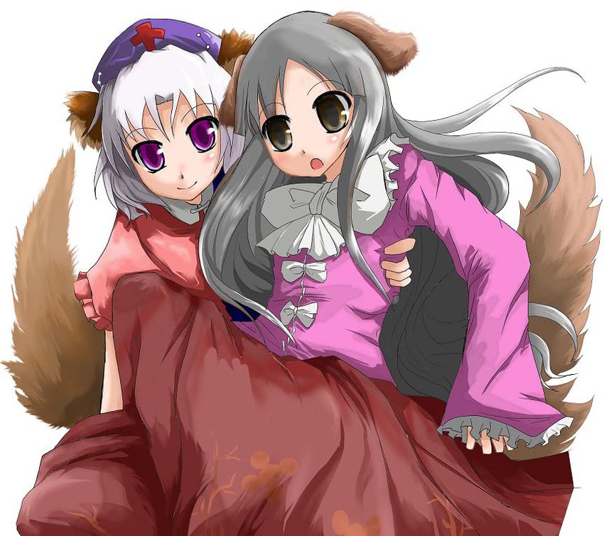 houraisan kaguya and yagokoro eirin (touhou) drawn by arano_oki