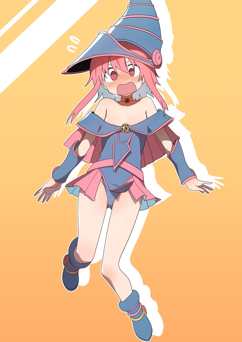 dark magician girl and lee ji-eun (yu-gi-oh! and 1 more) drawn by luke_(dydansgur)