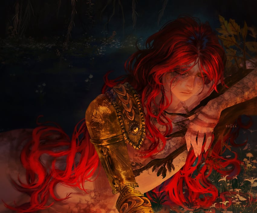 malenia blade of miquella (elden ring) drawn by sulka_art