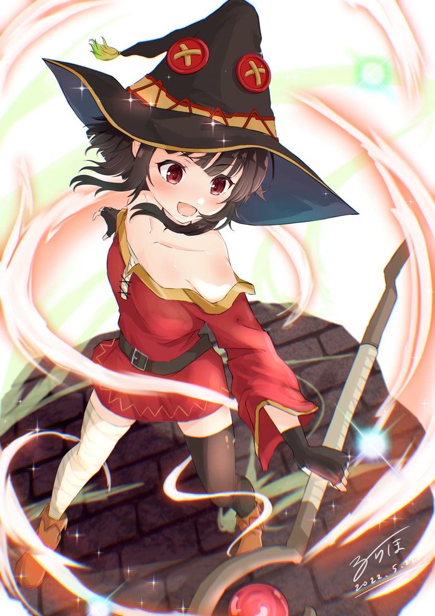 megumin (kono subarashii sekai ni shukufuku wo!) drawn by ruriho