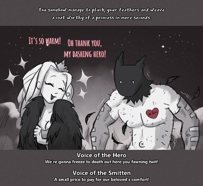 princess, the hero, and the damsel (slay the princess) drawn by wwwjam