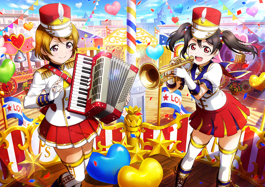 yazawa nico and koizumi hanayo (love live! and 2 more)
