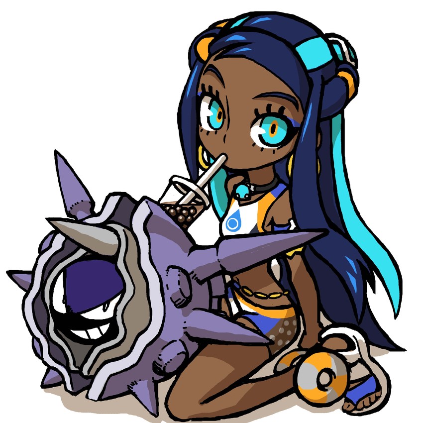 nessa and cloyster (pokemon and 1 more) drawn by izuna_yoshitsune