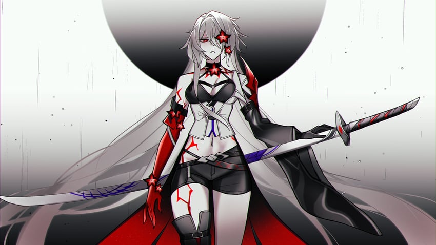 acheron (honkai and 1 more) drawn by charlie_purrito