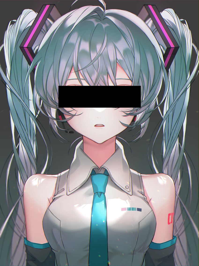hatsune miku (vocaloid and 1 more) drawn by oguraazuki186