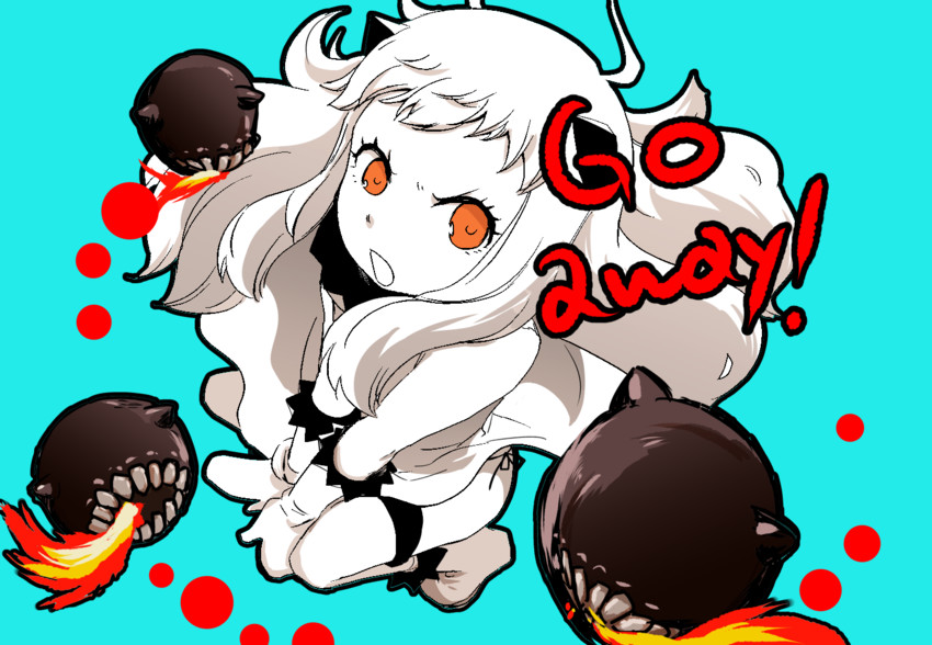 northern ocean princess and enemy aircraft (kantai collection) drawn by hageo