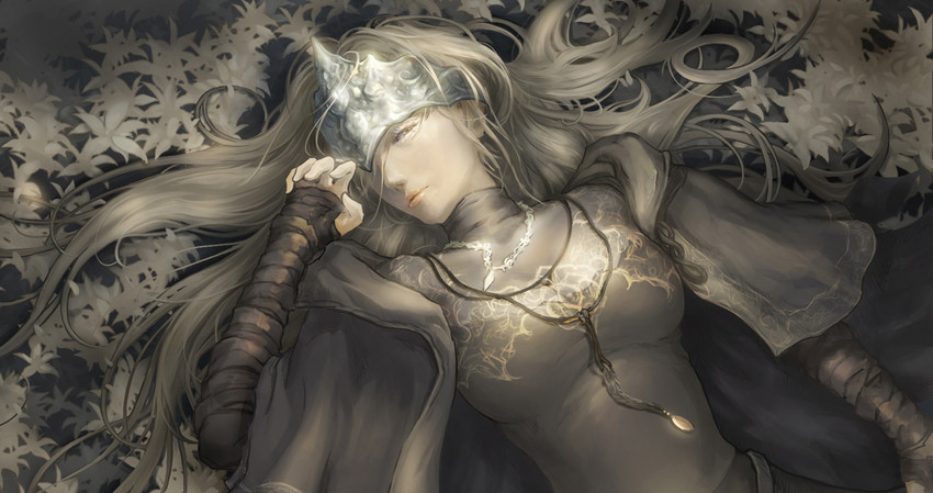 fire keeper (dark souls and 1 more) drawn by tenshin_kagehisa