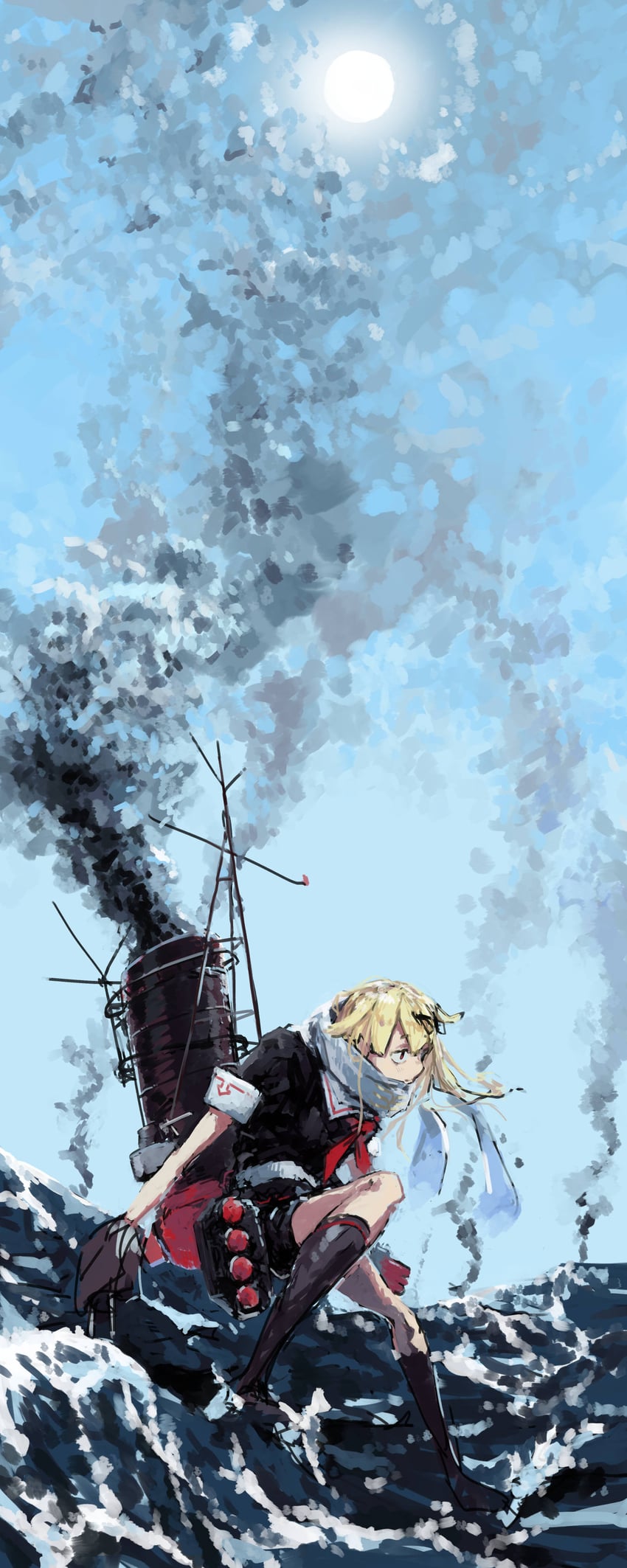 yuudachi and yuudachi kai ni (kantai collection) drawn by kappa_modoki