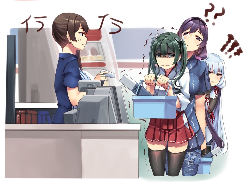 kaga, zuikaku, murakumo, murakumo kai ni, and hie (original and 2 more) drawn by hiememiko