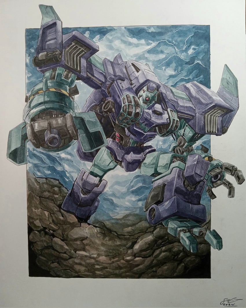 lugnut (transformers and 1 more) drawn by shay_gall
