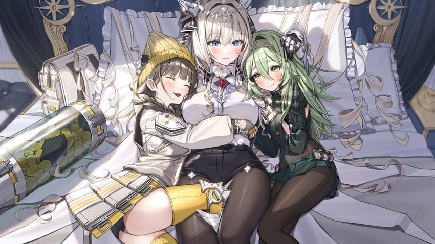 crown, kilo, and chime (goddess of victory: nikke) drawn by piyo_(piyo8415)