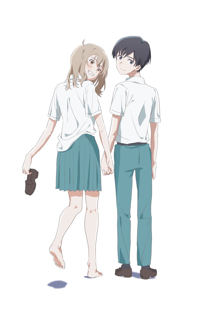 sasaki miyo and hinode kento (nakitai watashi wa neko wo kaburu) drawn by tacit_1113