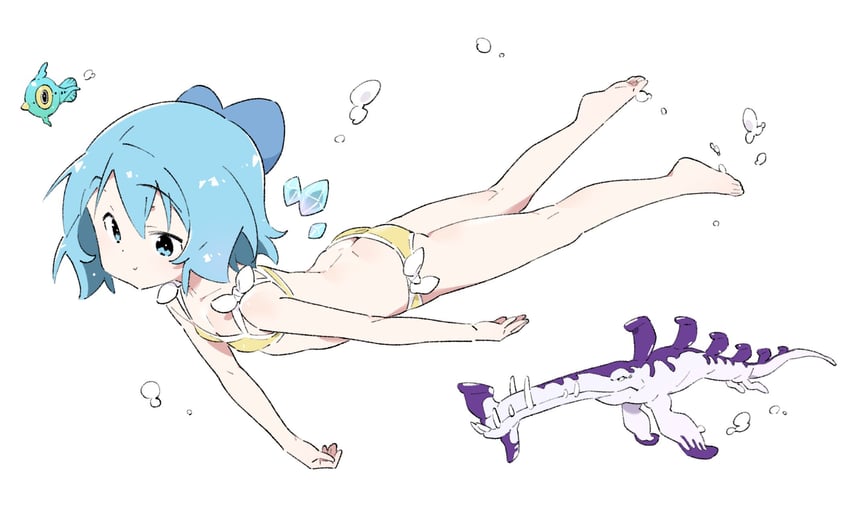 cirno, peeper, and stalker (touhou and 1 more) drawn by kt_kkz