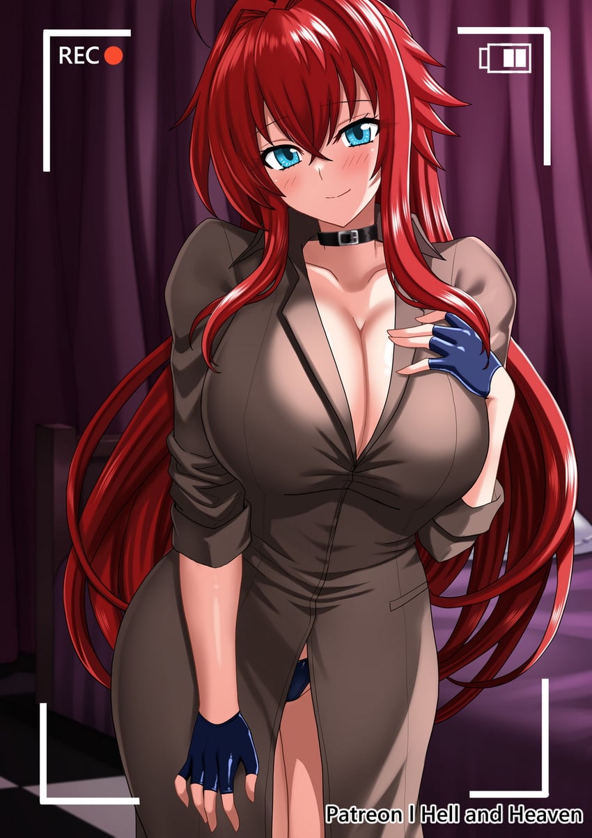 rias gremory (high school dxd) drawn by hellandheaven