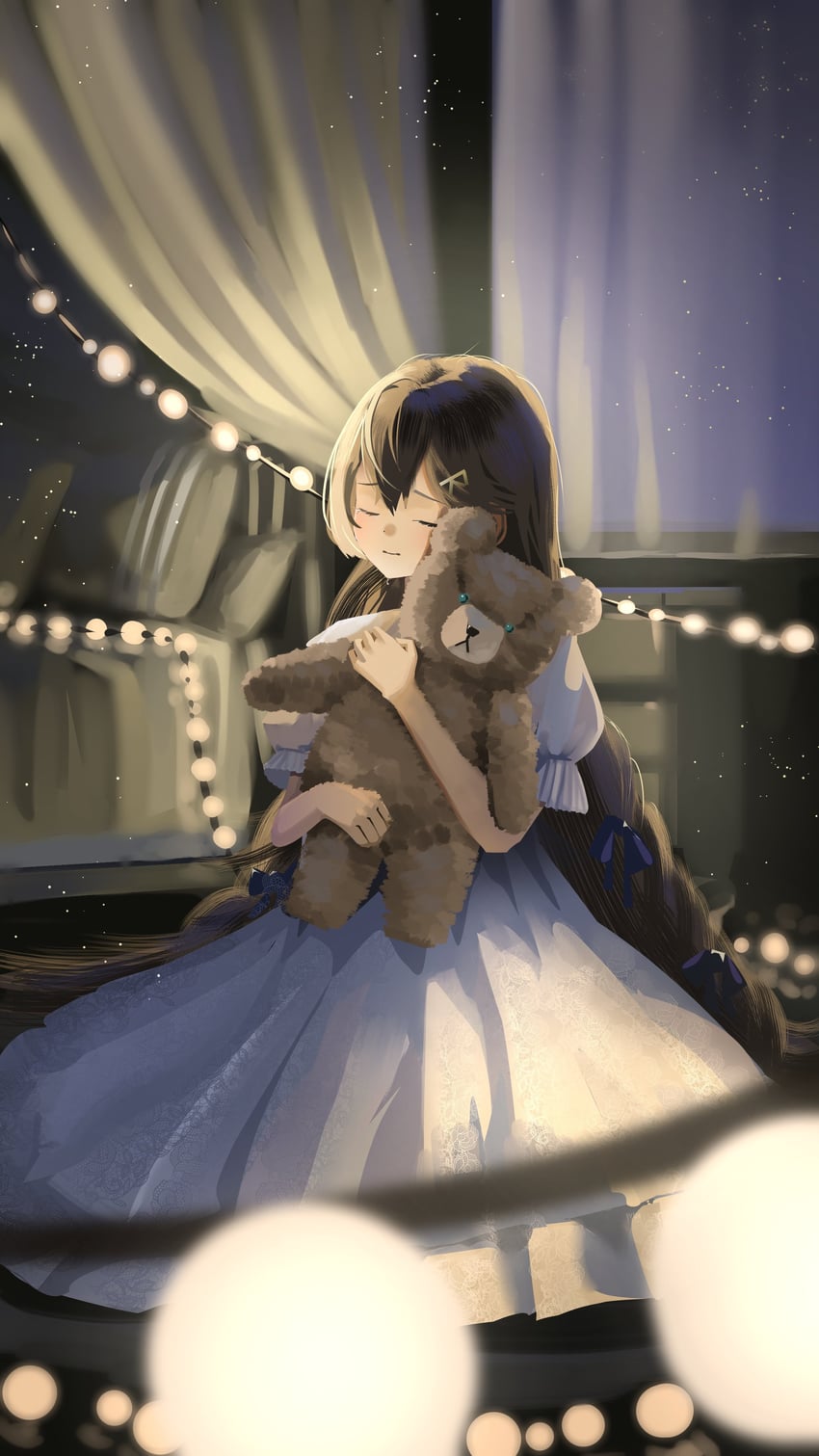 nanashi mumei (hololive and 2 more) drawn by yamaharu_(xxzf7284)