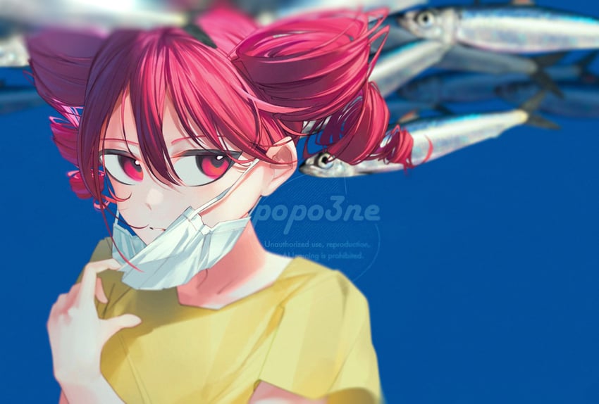 kasane teto (utau and 1 more) drawn by popomine_(popo3ne)