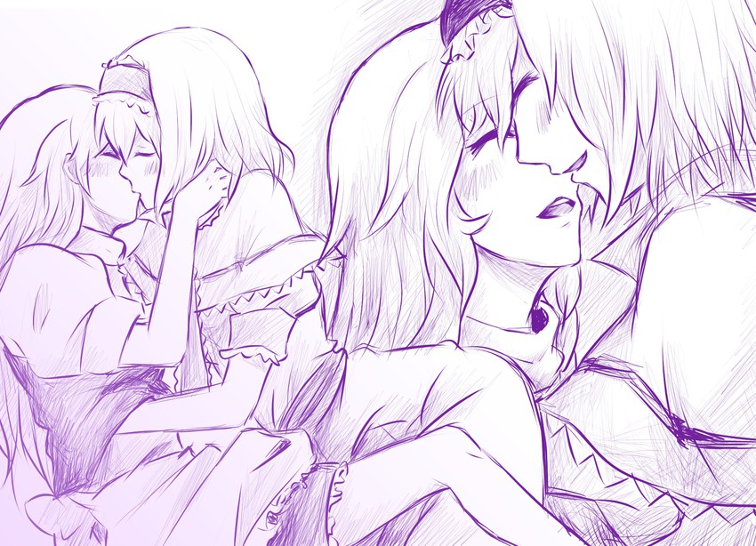kirisame marisa and alice margatroid (touhou) drawn by hiroya_masaharu