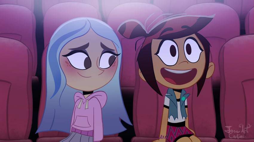 molly mcgee and andrea davenport (the ghost and molly mcgee) drawn by joseartcentenoofficial