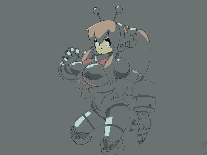 roll and hyper roll (mega man and 1 more) drawn by nipomi