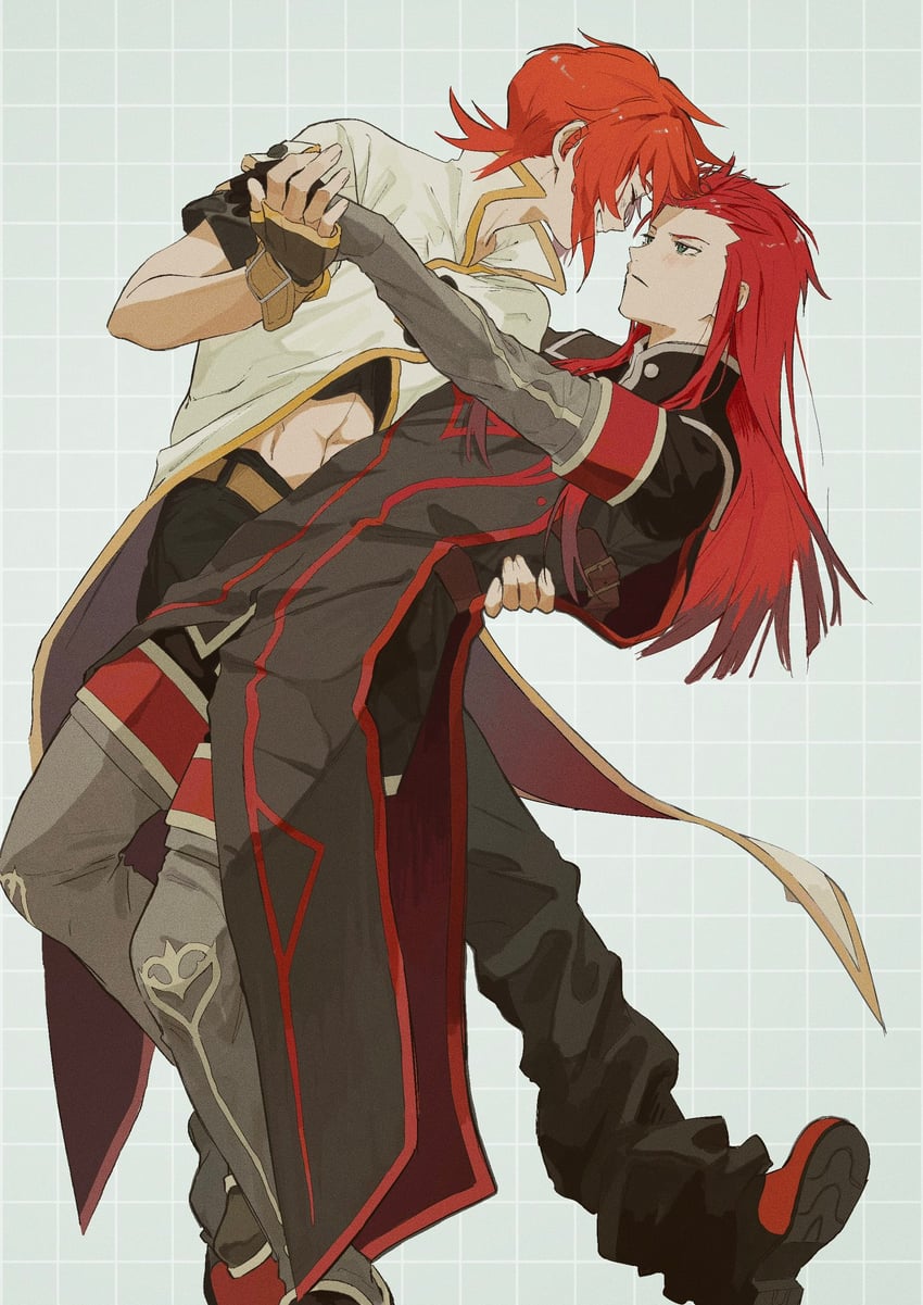 luke fon fabre and asch (tales of and 1 more) drawn by meba