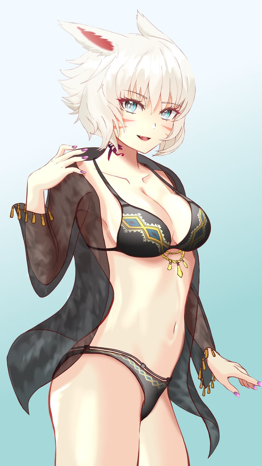 y'shtola rhul (final fantasy and 1 more) drawn by rio_ngu