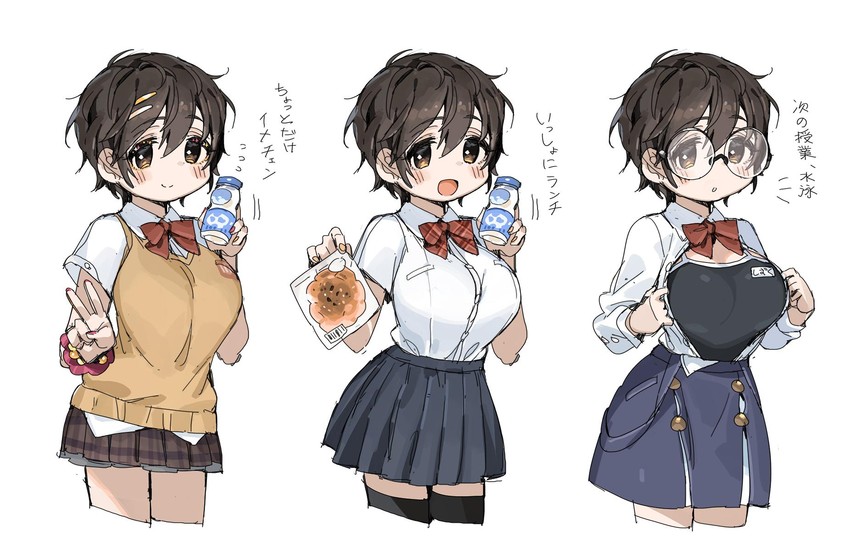 oikawa shizuku (idolmaster and 1 more) drawn by spawnfoxy