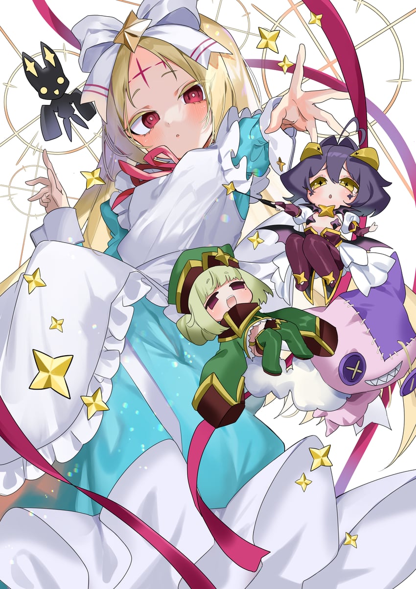 hiiragi utena, magia baiser, araga kiwi, leoparde, morino korisu, and 2 more (mahou shoujo ni akogarete)