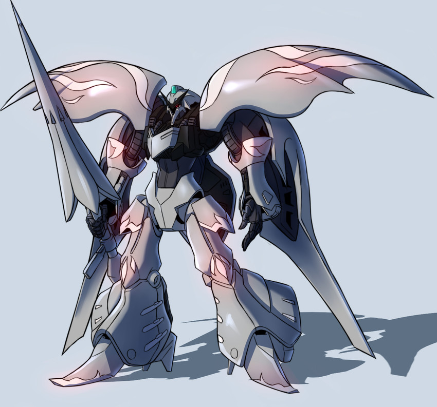 qubeley papillon and qubeley mass production type (gundam and 2 more) drawn by tatsu_(ashcleef)