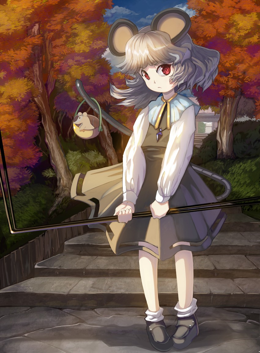 nazrin (touhou) drawn by syope