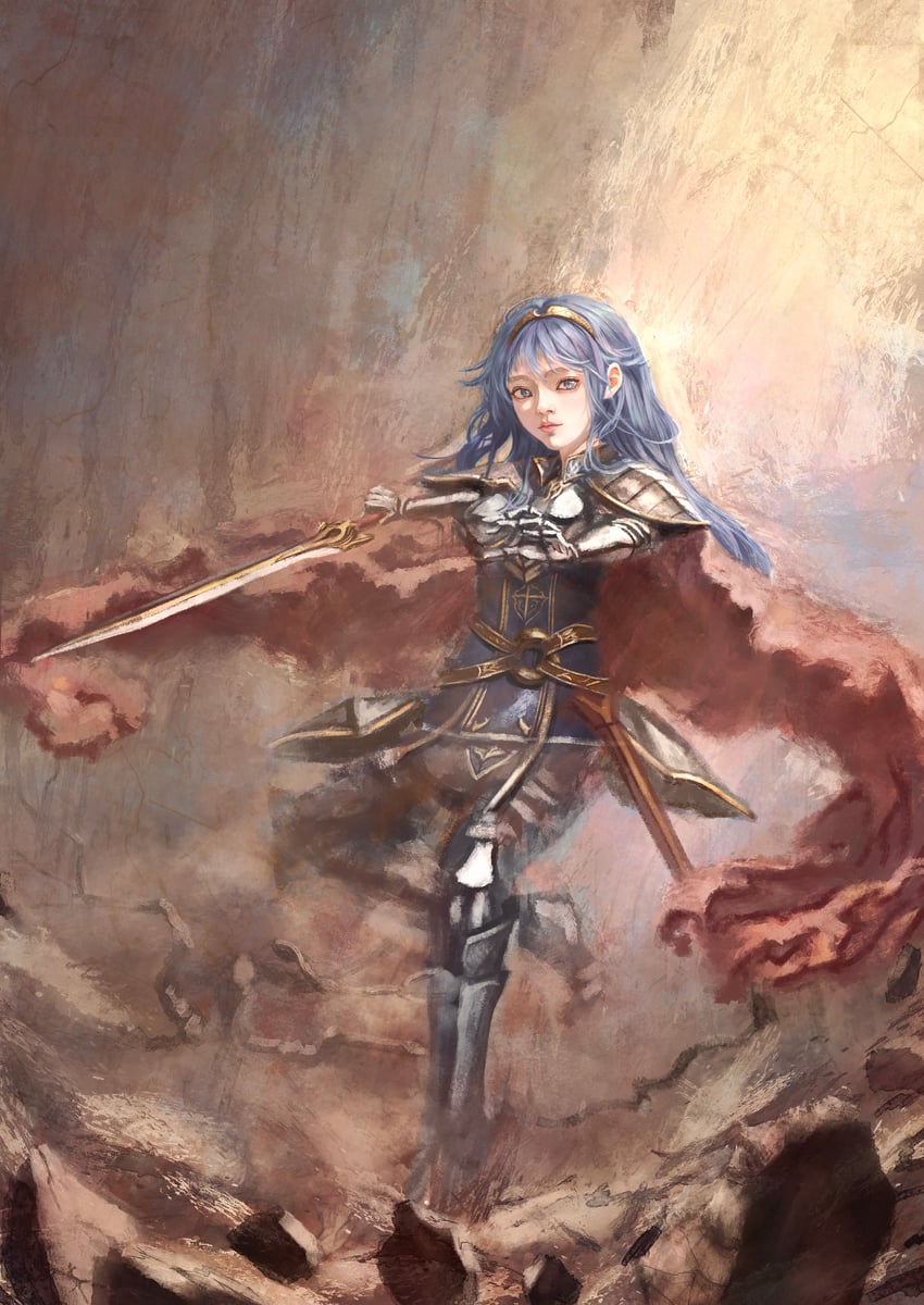 lucina (fire emblem and 1 more) drawn by ibushi_roun