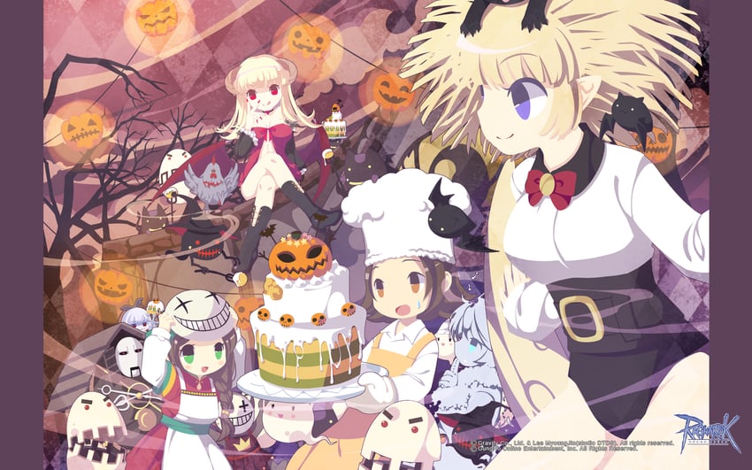 deviruchi, succubus, loli ruri, lude, marionette, and 6 more (ragnarok online) drawn by allegretto_(pixiv)