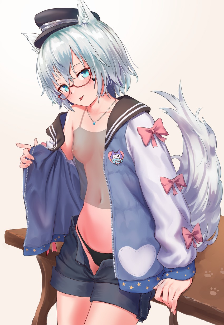 yuyake hino (vrchat) drawn by roke_(taikodon)