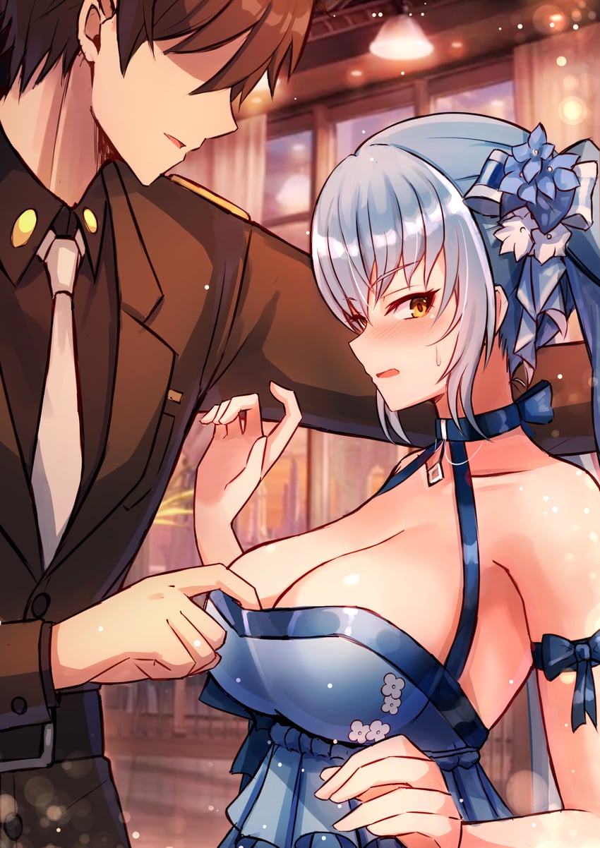 commander and privaty (goddess of victory: nikke) drawn by jimpu6