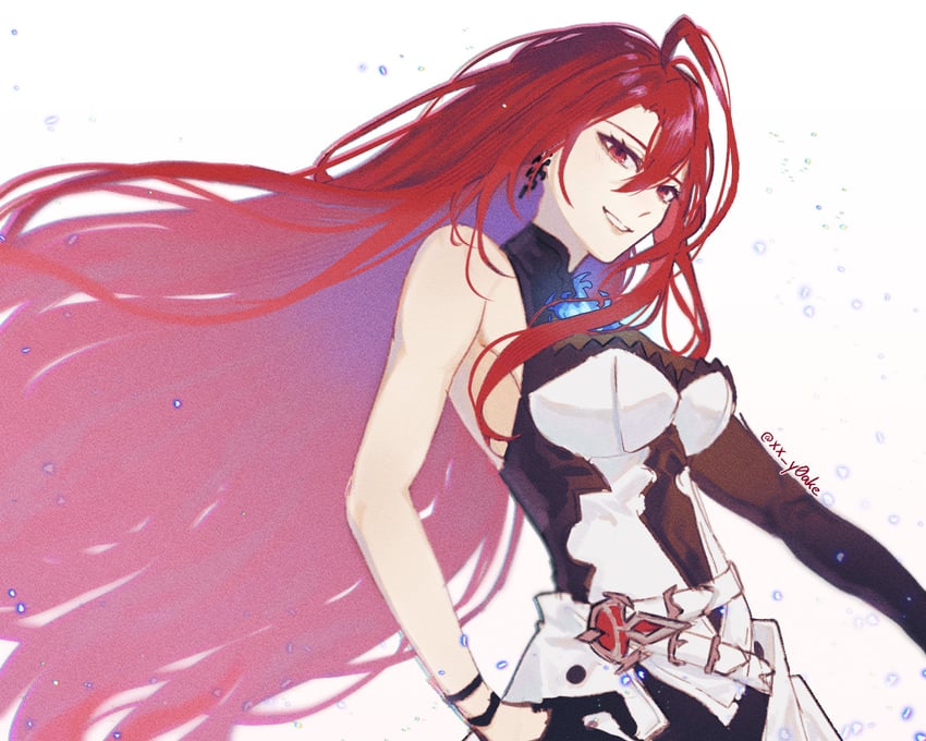 elizabeth rose bloodflame (hololive and 1 more) drawn by y0ake
