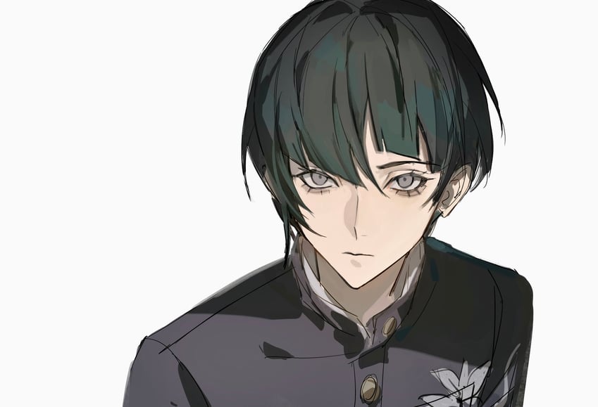 protagonist (shin megami tensei and 2 more) drawn by binxngchng1