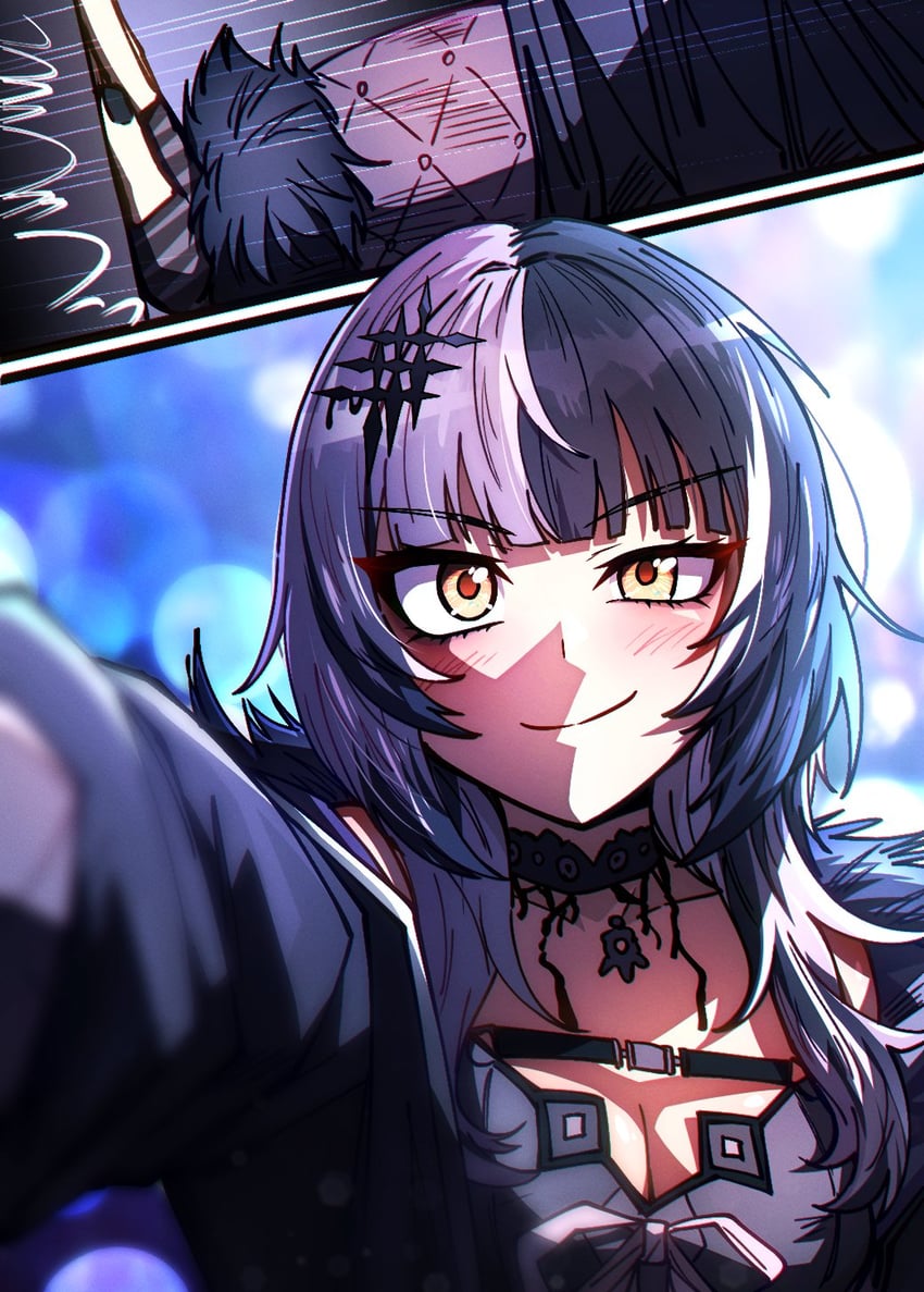 shiori novella (hololive and 1 more) drawn by ddolbang