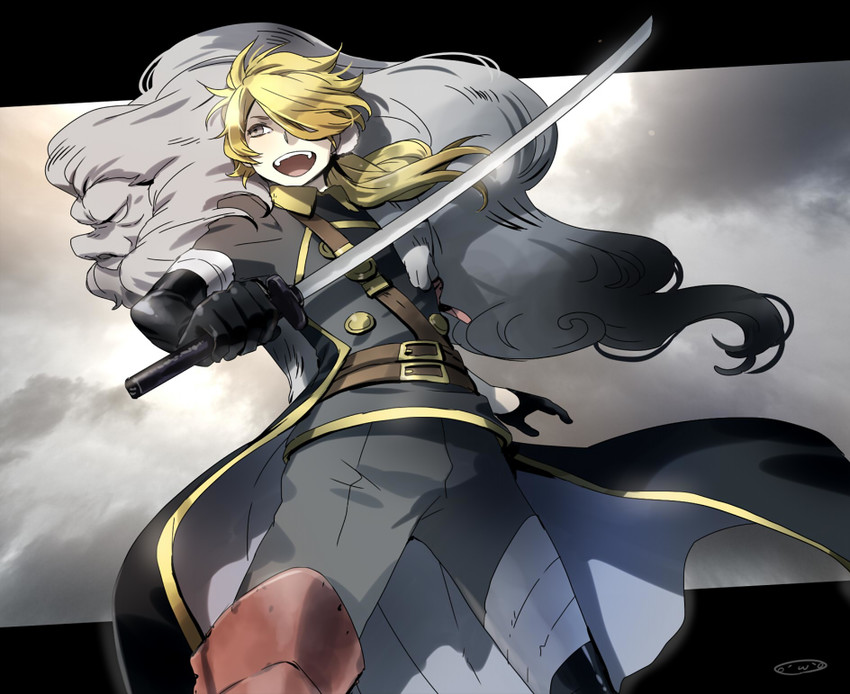 shishiou and shishiou no mofumofu (touken ranbu) drawn by mizuhara_aki
