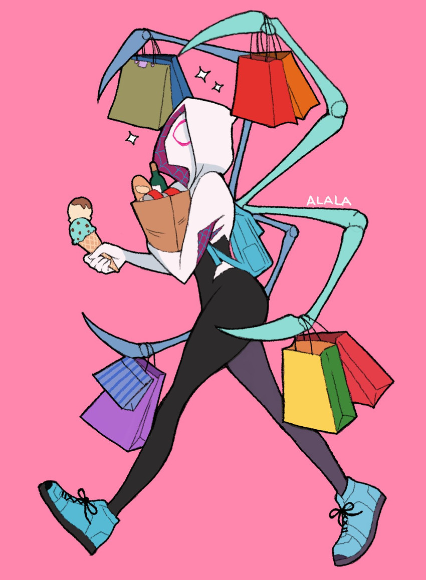 spider-gwen (marvel and 1 more) drawn by sushi_pizza_rrr