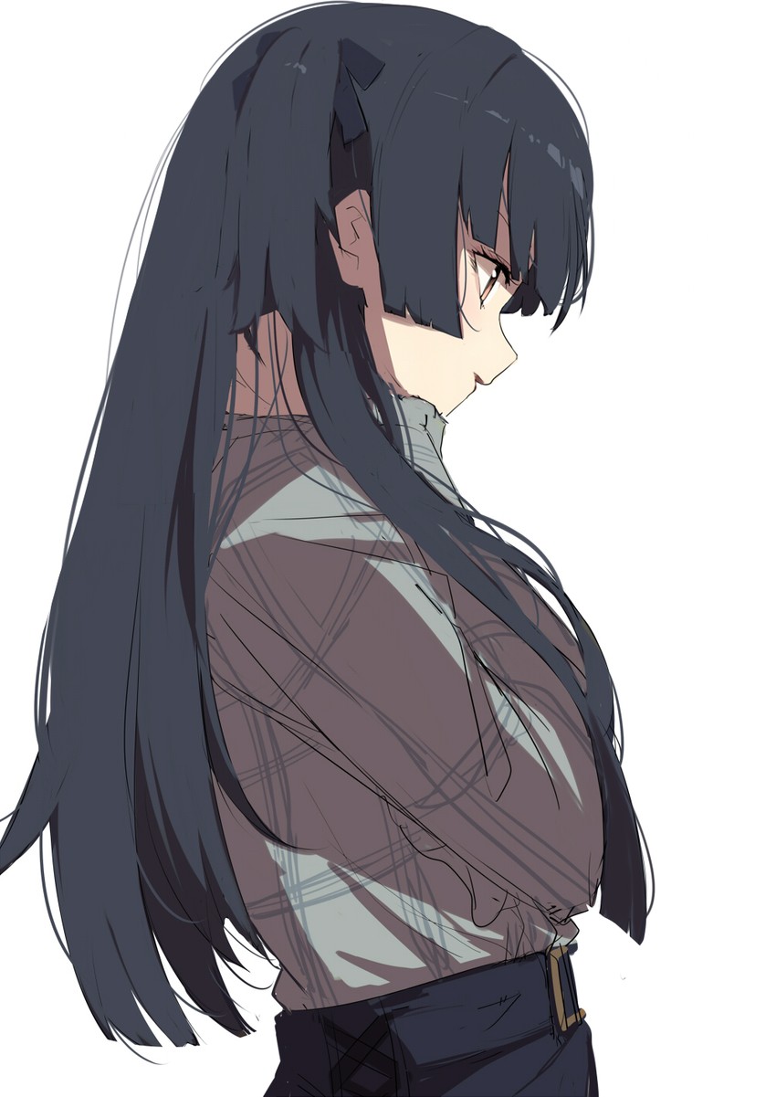 mayuzumi fuyuko (idolmaster and 1 more) drawn by momiji_oroshi