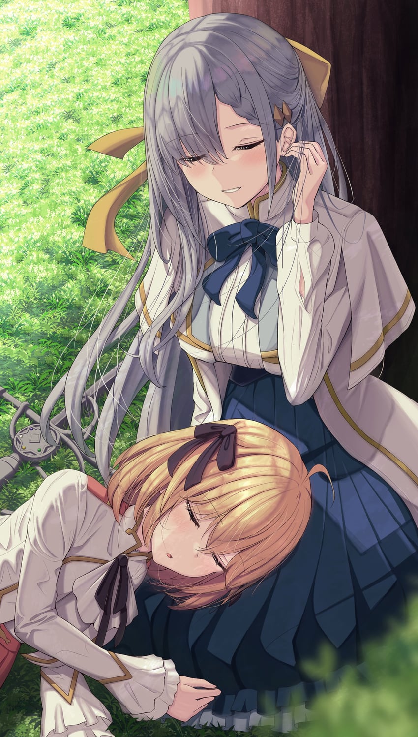 anisphia wynn palettia and euphyllia magenta (tensei oujo to tensai reijou no mahou kakumei) drawn by chin_gero