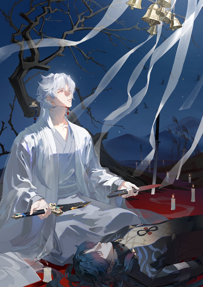 blade and yingxing (honkai and 1 more) drawn by guaisanmu