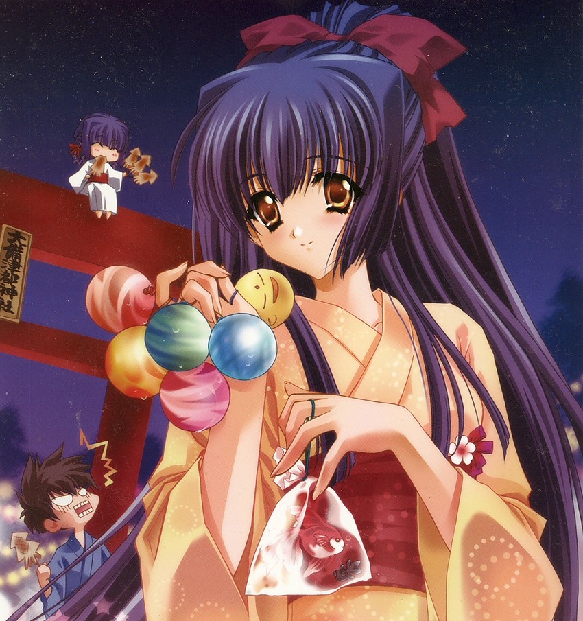 kuraki suzuna, kuraki mizuna, and hayama kouichi (kao no nai tsuki) drawn by carnelian