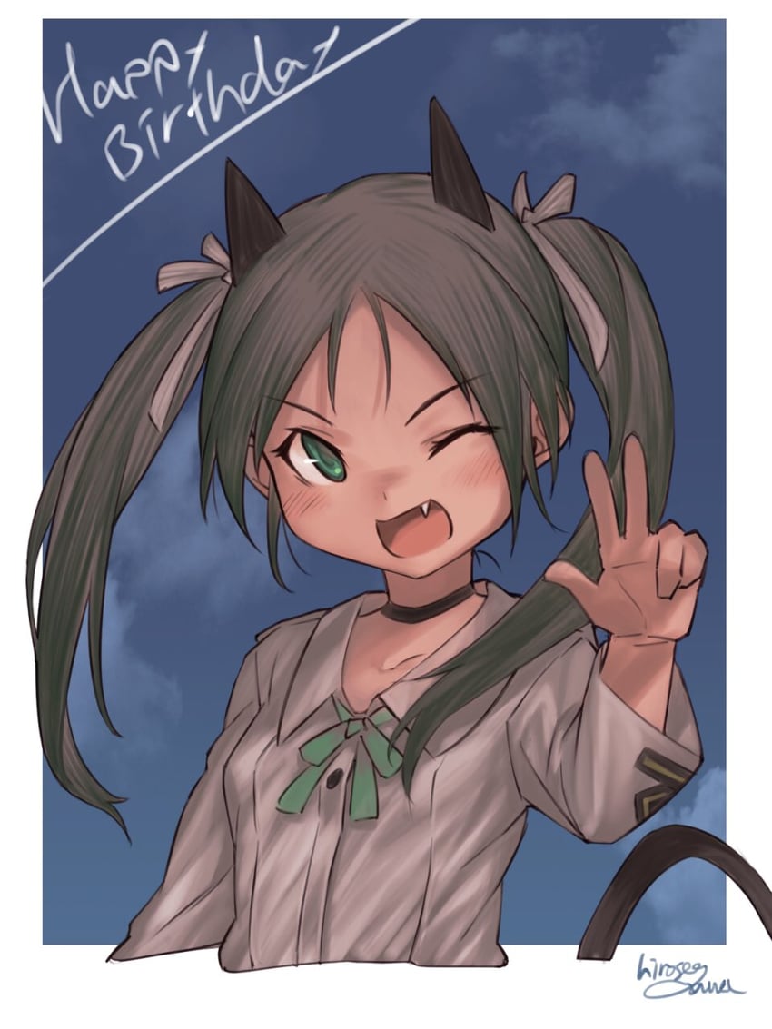 francesca lucchini (world witches series and 1 more) drawn by hirosegawa_narumi